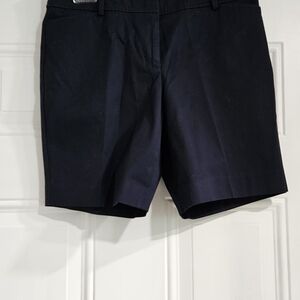 Talbots Navy Tailored Bermuda Shorts